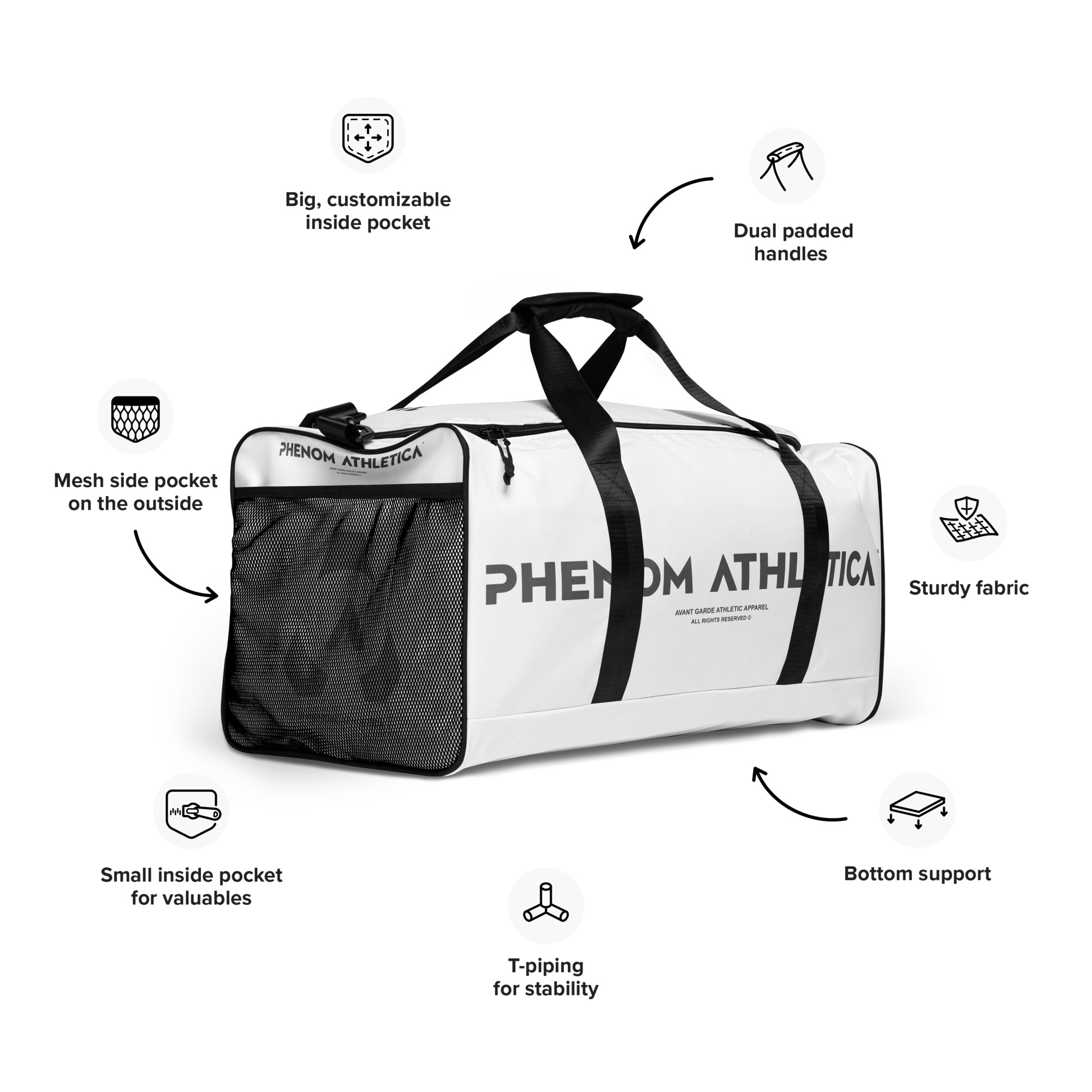 Phenom Athletica® Duffle Bag - Image 4
