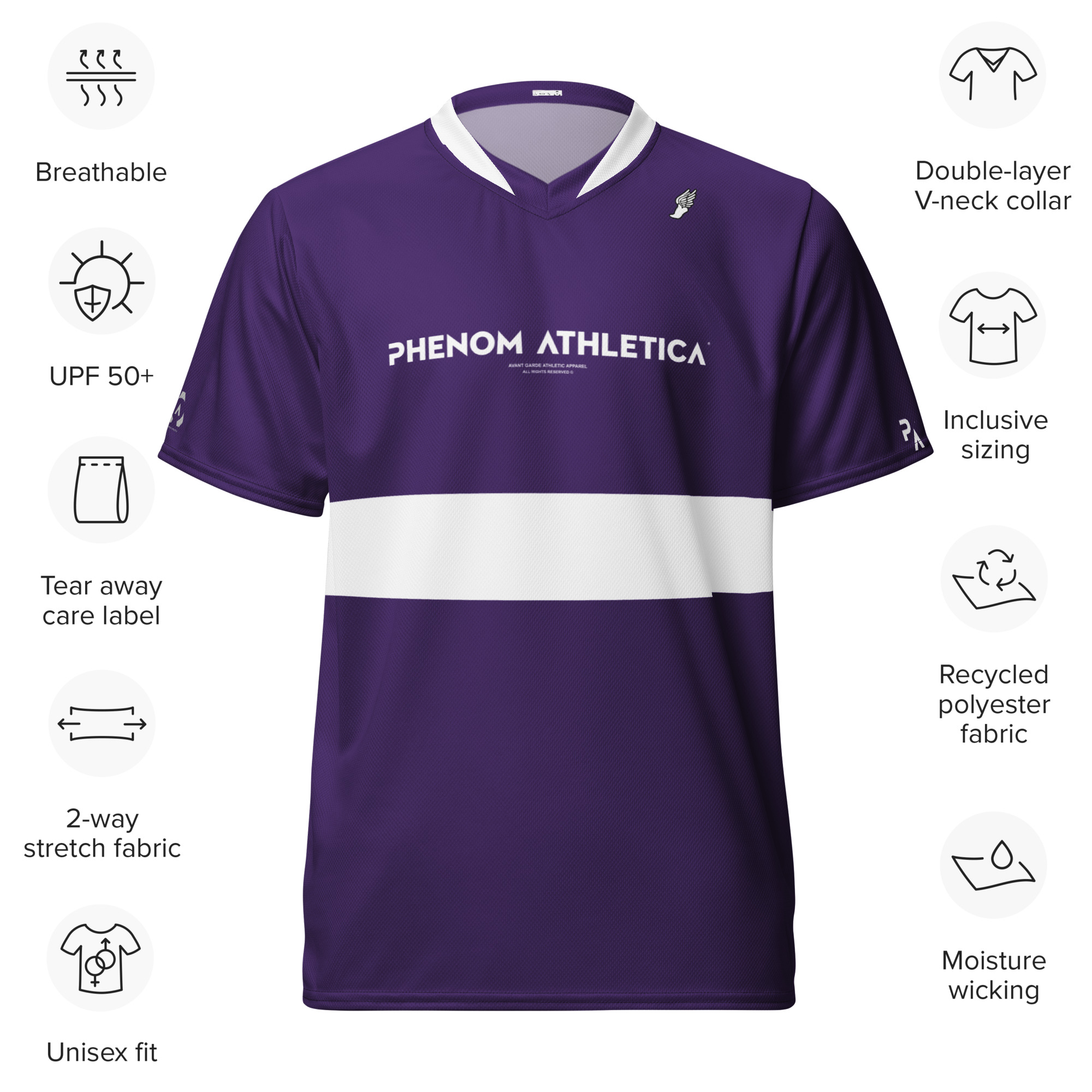 Phenom Athletica® Wings of Hermes™ Soccer Jersey - Image 5