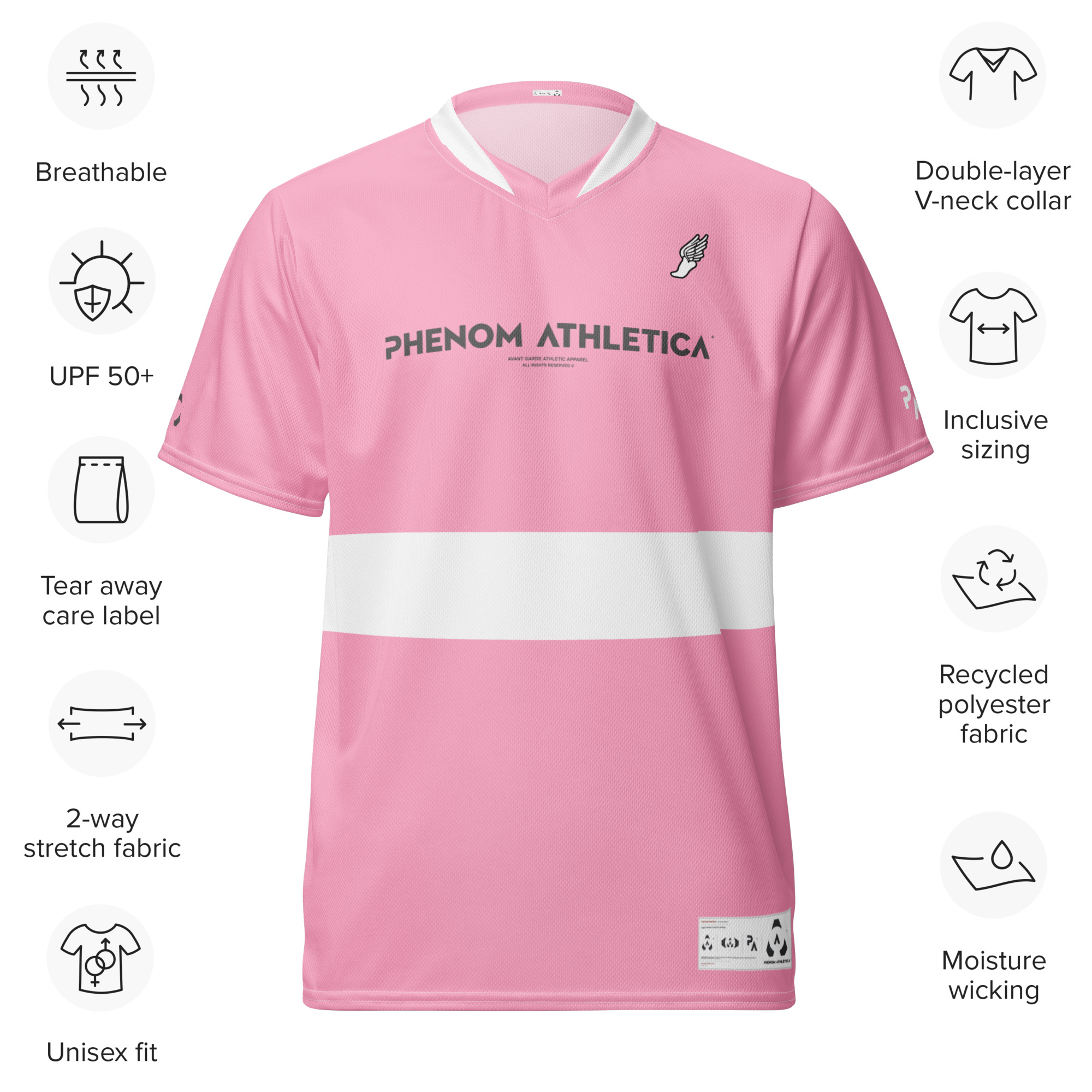 Phenom Athletica™ Wings of Hermes™ Soccer Jersey - Image 8