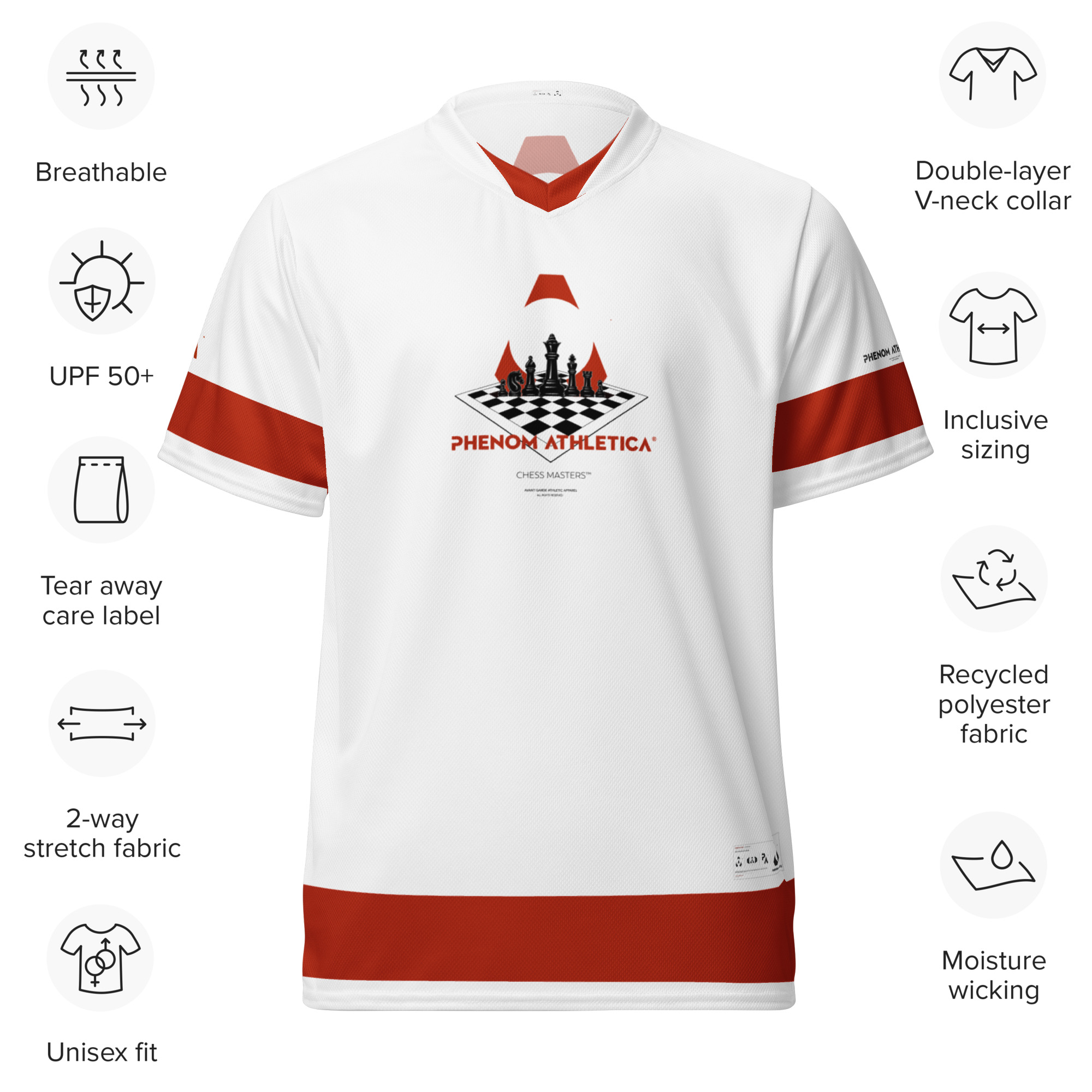 Phenom Athletica® Chess Masters™ Jersey - Image 9