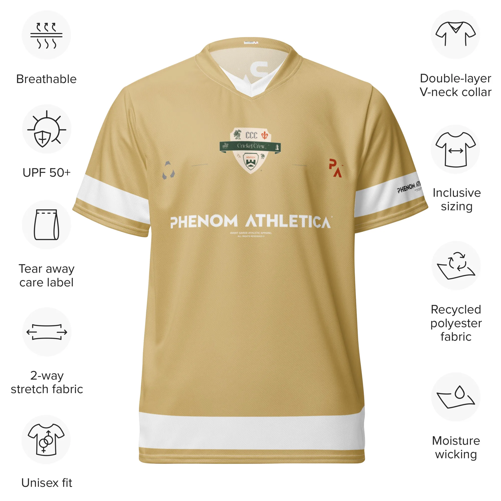 Phenom Athletica® Cricket Crew™ Jersey - Image 3